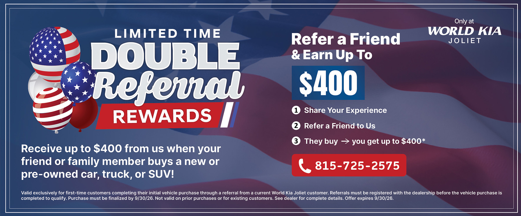 Limited Time Double Referral Rewards