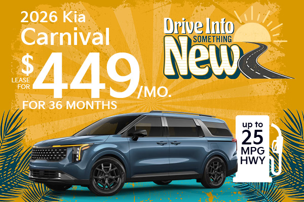 New 2026 Kia Carnival